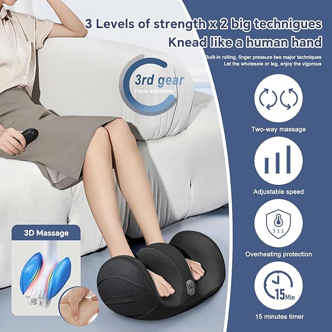 Foot Massager Calf Massager with Heat