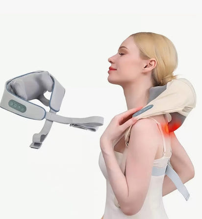 Rechargeable Shoulder & Neck Massager with Heat