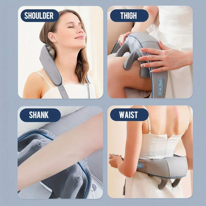 Rechargeable Shoulder & Neck Massager with Heat