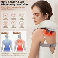 Rechargeable Shoulder & Neck Massager with Heat
